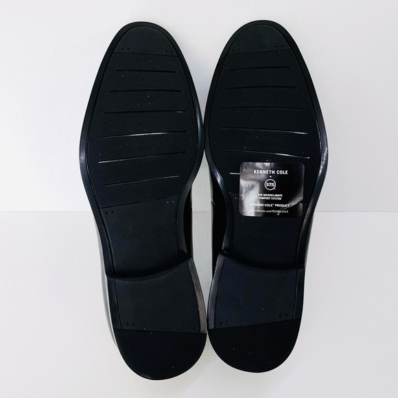KENNETH COLE NEW YORK — BLACK, BROCK LEATHER SLIP-ON LOAFER, SIZE MENS US 8.5M - Picture 15 of 16